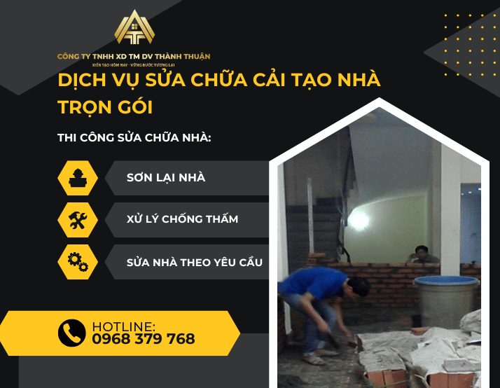 Dịch Vụ sửa chữa Cải Tạo Nhà Trọn Gói